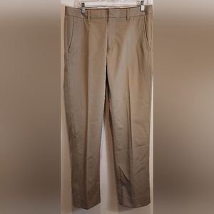 Bonobos Slim Straight Beige 31x32 Flat Front‎ Men's Pants
